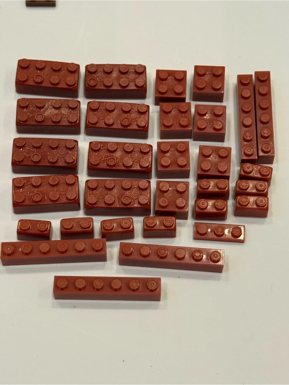 LEGO brown blocks pieces lot